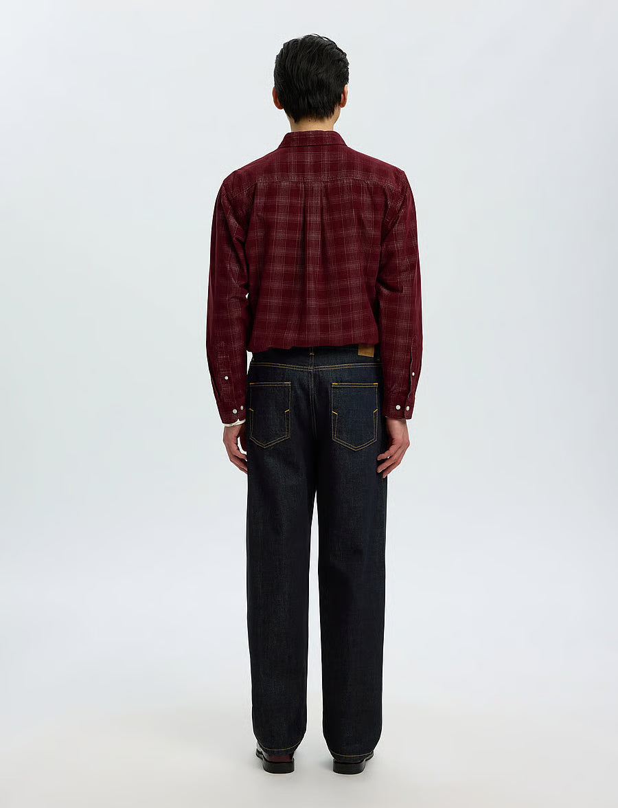 JEANS LOOSE FIT IN COTONE BLU