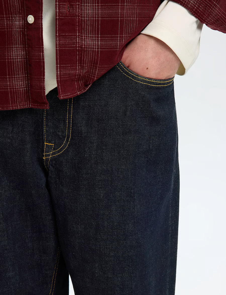 JEANS LOOSE FIT IN COTONE BLU