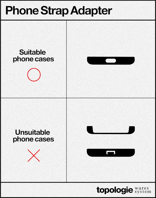 ADATTATORE PER CINTURINO SMARTPHONE NERO