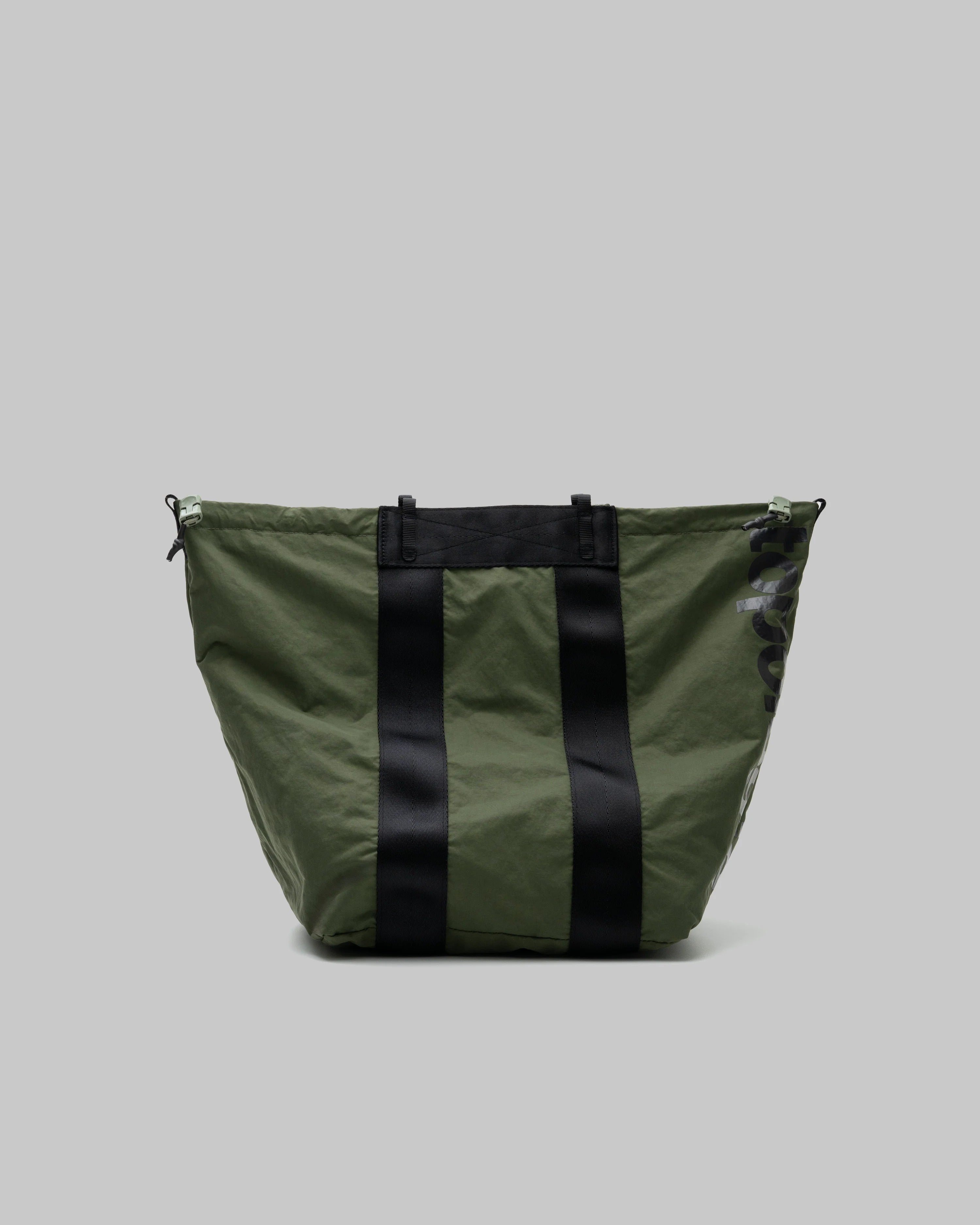 TOPOLOGIE - SUMMIT TOTE MEDIUM DEEP FOREST WASHED NYLON