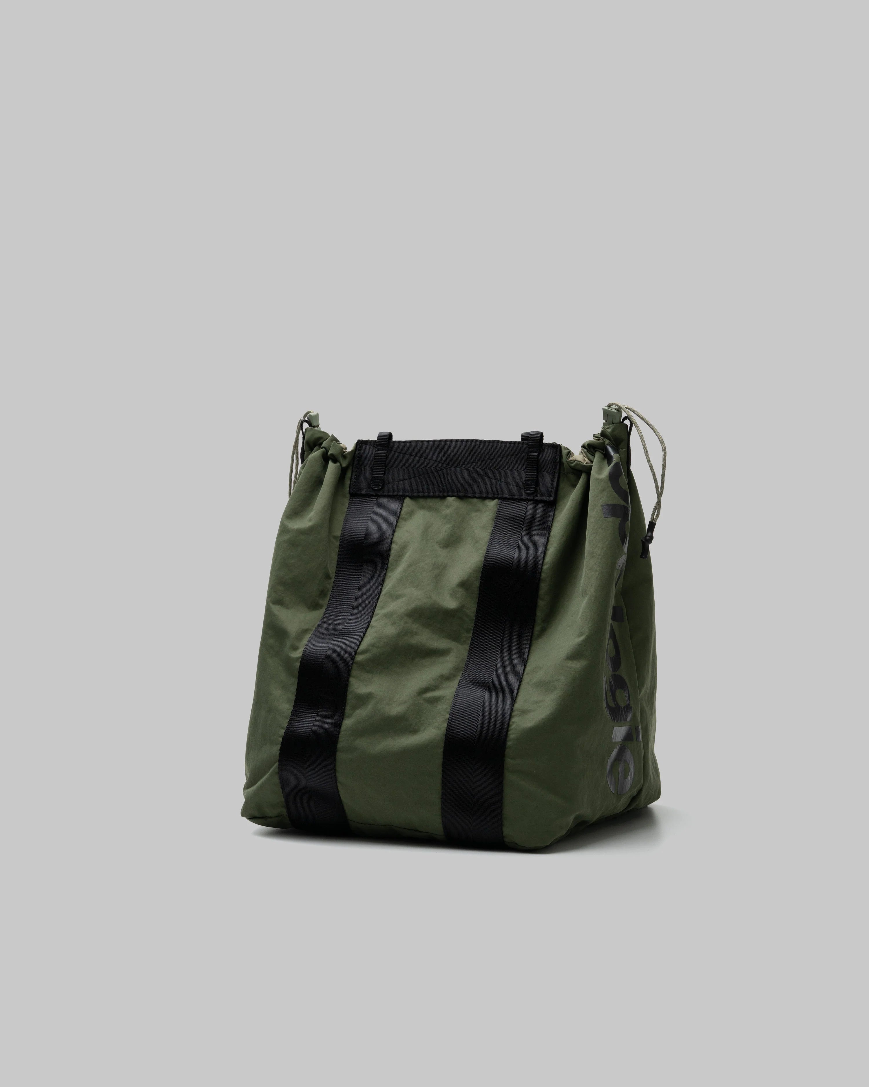 TOPOLOGIE - SUMMIT TOTE MEDIUM DEEP FOREST WASHED NYLON