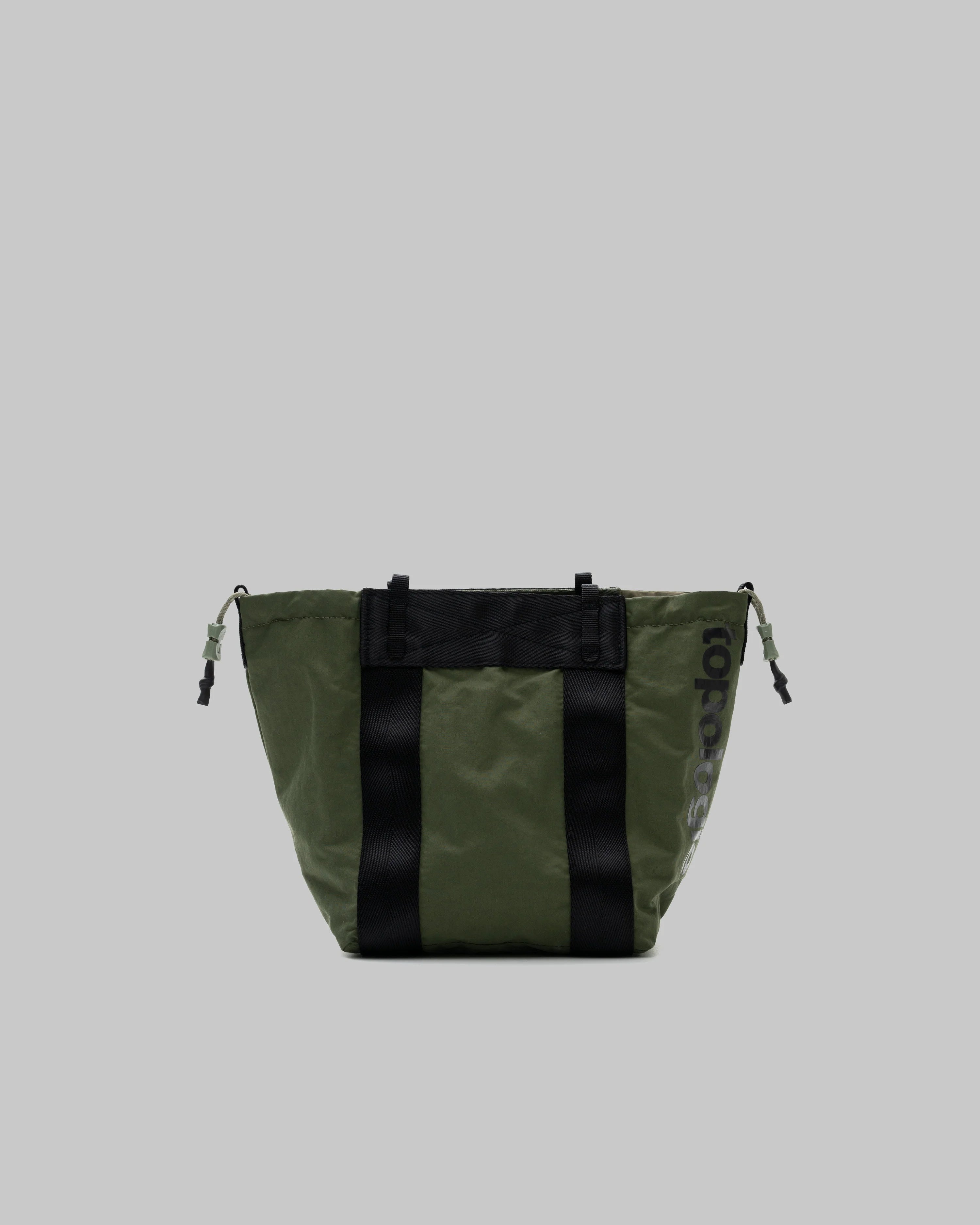 TOPOLOGIE - SUMMIT TOTE SMALL DEEP FOREST WASHED NYLON