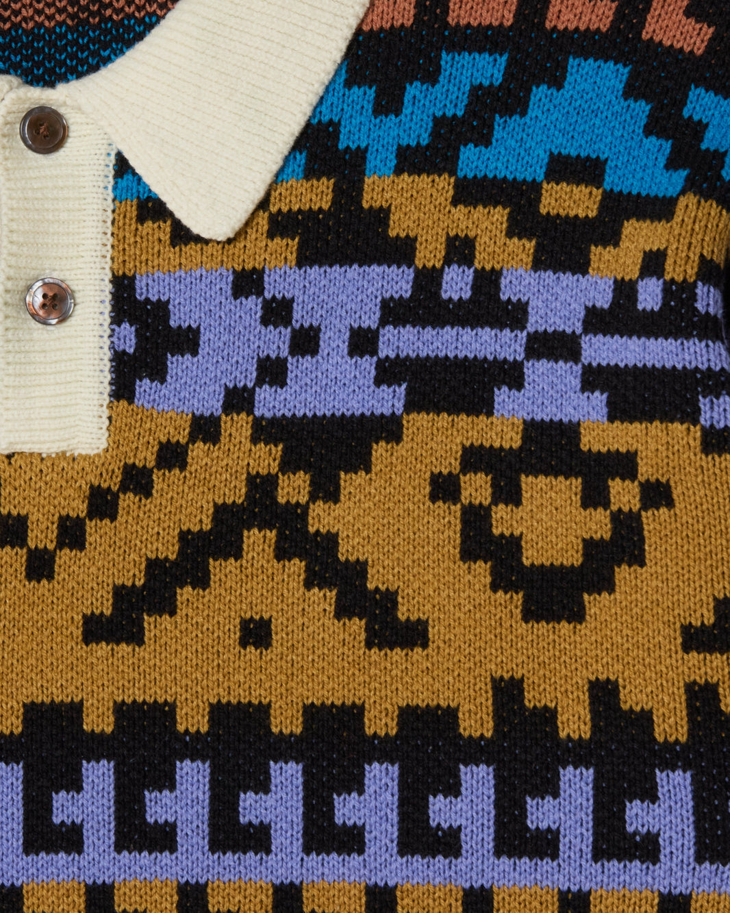 OBEY - GEO POLO SWEATER