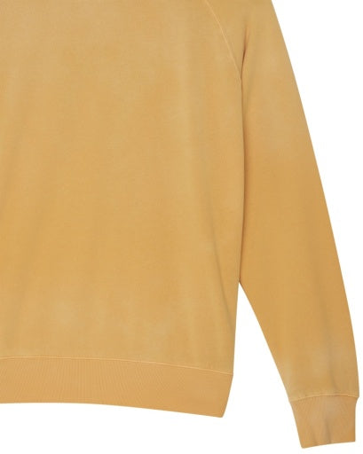 FELPA AMPIA IN COTONE GIALLO