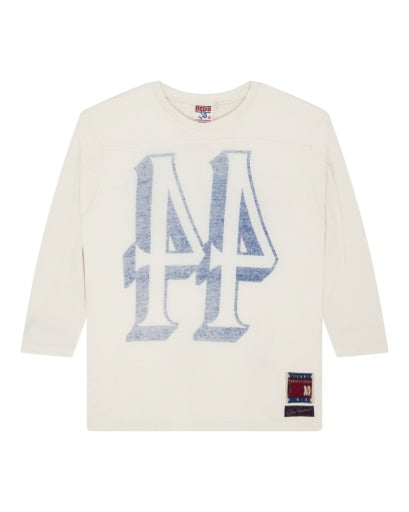 MAGLIA DA MOTO AMPIA IN TESSUTO TRAFORATO BIANCO ANTICO