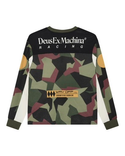 MAGLIA DA MOTO AMPIA TRAFORATA MIMETICA
