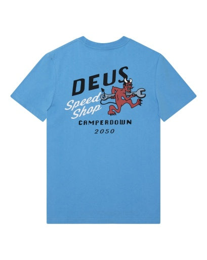 T-SHIRT CLASSICA IN COTONE BIOLOGICO BLU