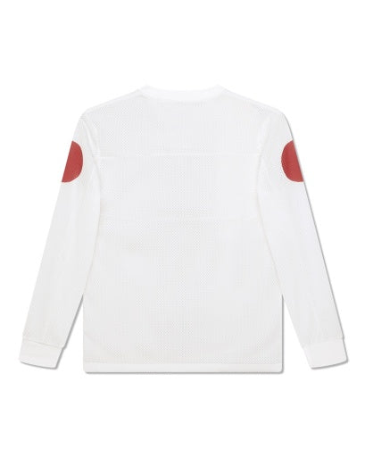 MAGLIA DA MOTO TRAFORATA BIANCO VINTAGE