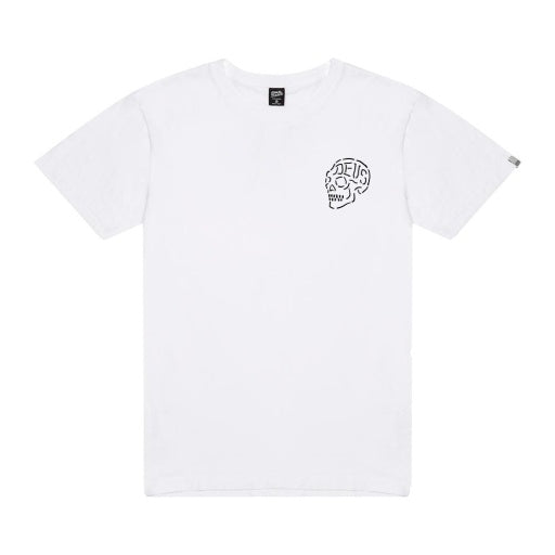 T-SHIRT SQUADRATA IN COTONE BIOLOGICO BIANCA