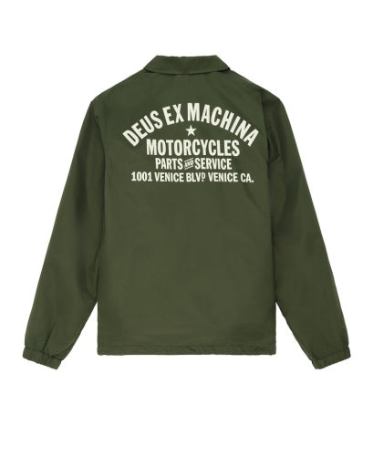 GIACCA LEGGERA CLASSICA IN NYLON VERDE PINO