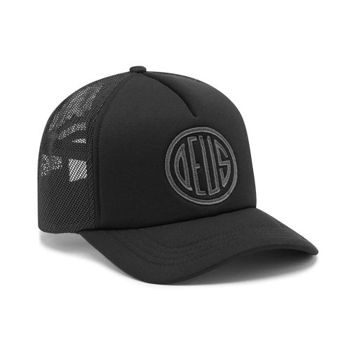 CAPPELLINO CON RETE E APPLICAZIONE NERO