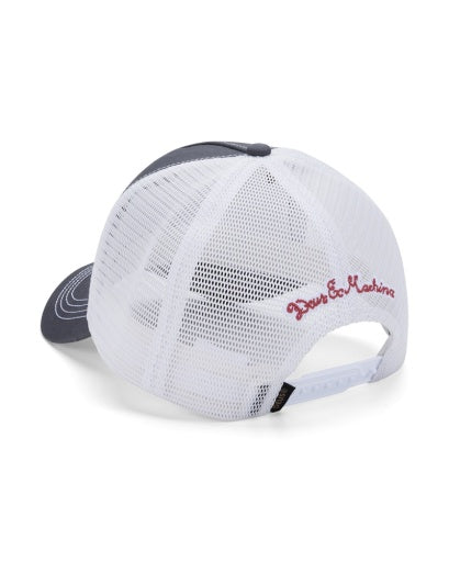 CAPPELLINO IN COTONE EFFETTO VINTAGE GRIGIO