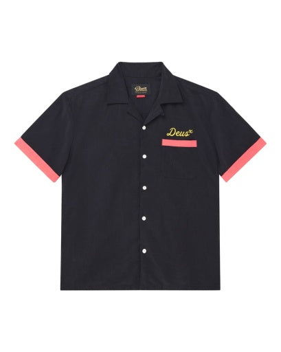CAMICIA ESTIVA LEGGERA IN FIBRA DI LEGNO NERA