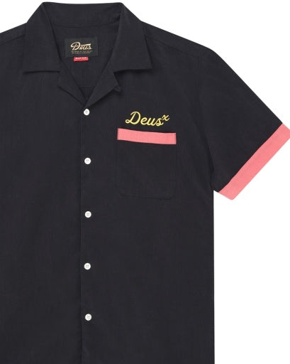 CAMICIA ESTIVA LEGGERA IN FIBRA DI LEGNO NERA