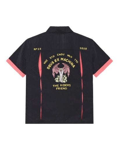 CAMICIA ESTIVA LEGGERA IN FIBRA DI LEGNO NERA