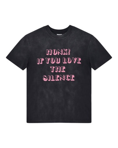 T-SHIRT IN COTONE RICICLATO PESANTE NERO