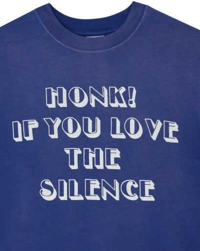 T-SHIRT IN COTONE RICICLATO PESANTE BLU