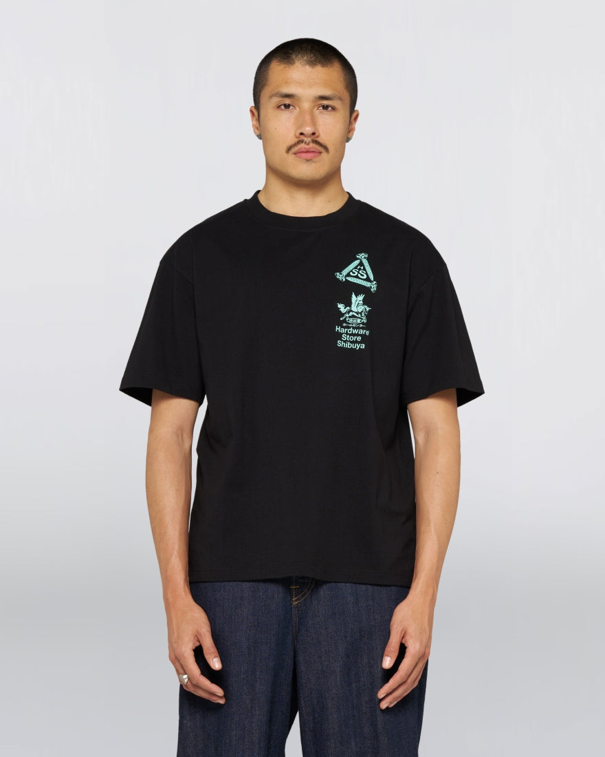 T-SHIRT SHIBUYA IN COTONE NERA