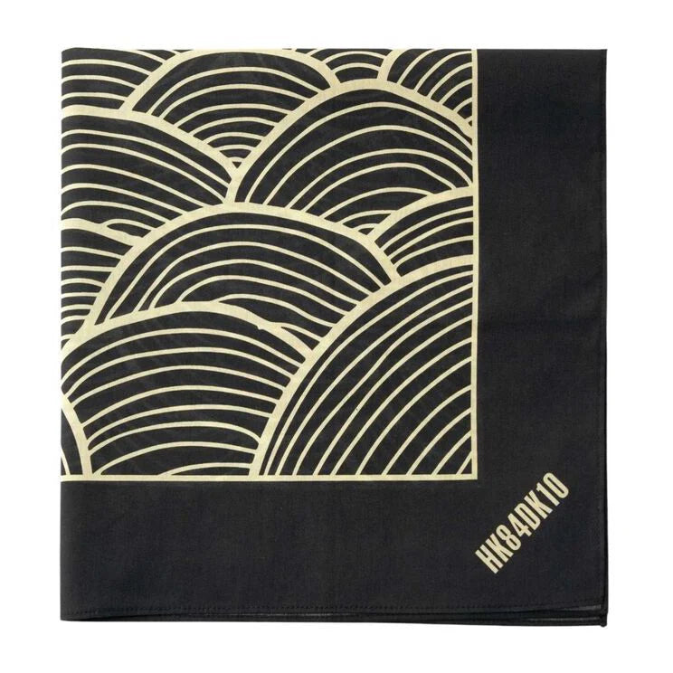 SCIARPA NOODLE IN COTONE NERO