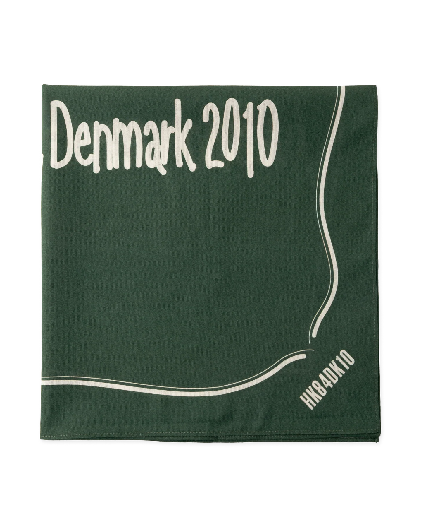 SCIARPA HKDK IN COTONE VERDE PINO